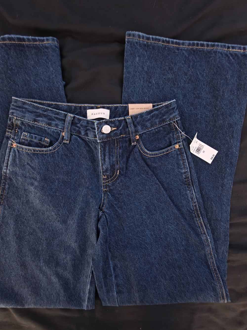 PacSun Women's Dark Indigo Straight Leg Jeans